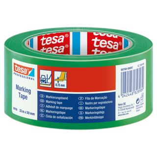 Nastro per segnalazioni in PVC tesa tesaflex® 60760 rivestito gomma resina 50mm…