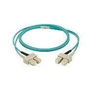PANDUIT PATCH 2FO OM3 SCD/SCD AQUA 2M