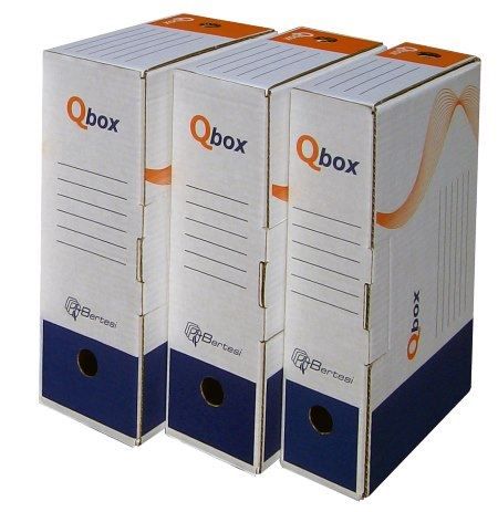 Bertesi Qbox - Cartella a scatola - larghezza dorsale 95 mm - per 255 x 360 mm …