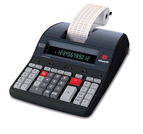 Olivetti Logos 912 - Calcolatrice scrivente con stampa - VFD - 12 cifre - adatt…