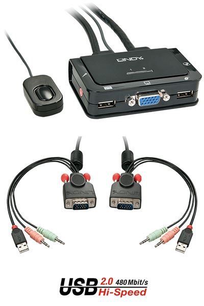 PARTI DI RICAMBIO 2 PORT VGA, USB 2.0 & AUDIO