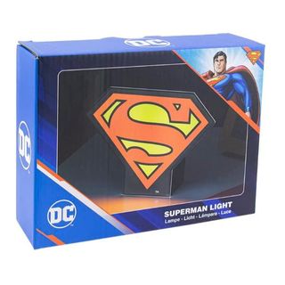 Paladone DC Comics Superman - Lampada decorativa - white glow light - diamond -…