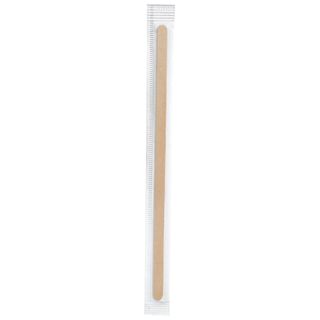 Palettina caffè - in busta singola - 11 cm - legno - Signor Bio - conf. 1000 pe…