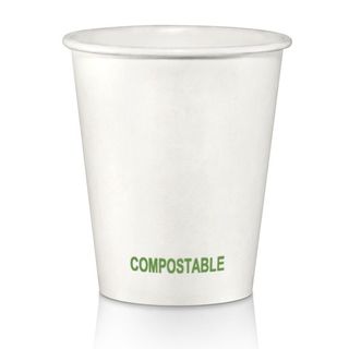 Bicchieri Dopla Green in carta compostabile - 100 ml bianco - conf. 50 pz - 333…