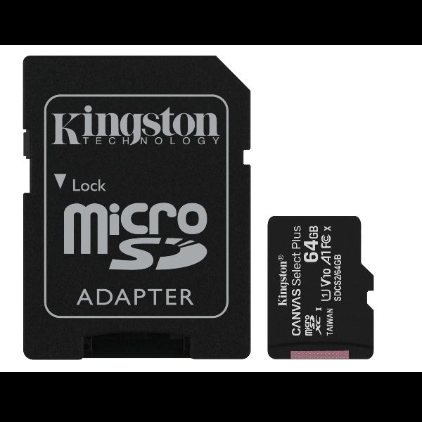 PARTI DI RICAMBIO 64GB MICSDXC CANVAS SELECT