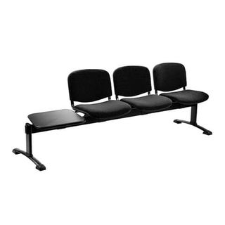 Panca 3 posti attesa Unisit Dado D53PT con tavolino - rivestimento ignifugo gri…