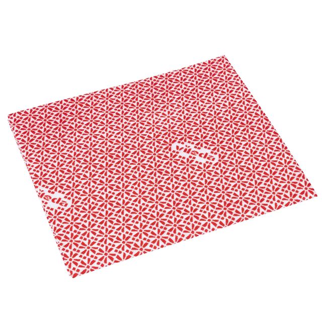 Panno multiuso Wipro - con proprietà antibatteriche - 36 x 42 cm - rosso - Vile…