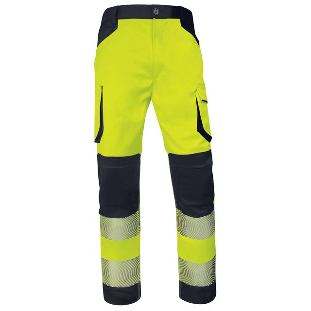 Pantalone multitasche alta visibilità M2PA3S - taglia M - giallo fluo - Deltapl…