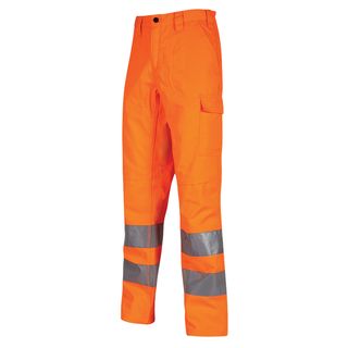 Pantaloni alta visibilità Vega - taglia M - arancio fluo - U-Power