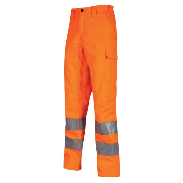 Pantaloni alta visibilità Vega - taglia XL - arancio fluo - U-Power