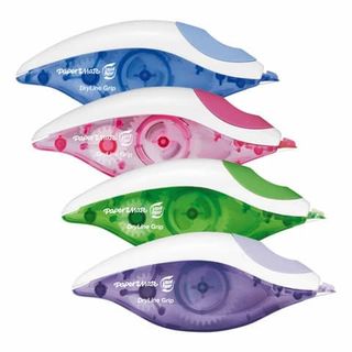 Paper Mate DRYLINE GRIP - Roller correttivo - 5 mm x 8.5 m - blu, viola, verde,…