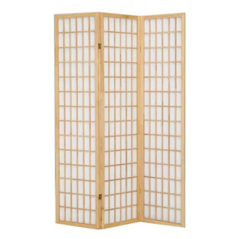 Paravento a 3 ante Serena Group in legno e carta di riso faggio 130,5x178 cm NY…