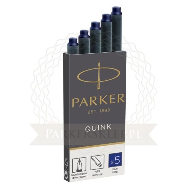 Parker - Cartuccia inchiostro - non permanente - blu (pacchetto di 5)