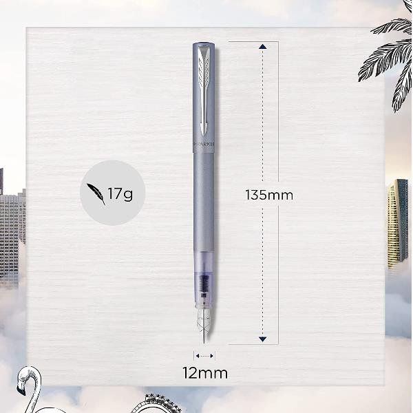 Parker Vector XL - Penna stilografica - blu - medio