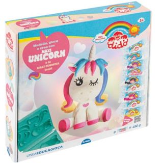 Pasta modellabile Didò modella gioca e crea con Maxi Unicorn - 450 g - F362700