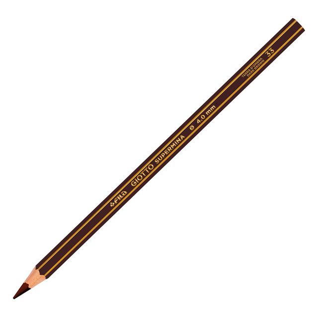 Pastello Supermina - mina 4 mm - terra d'ombra 33 - Giotto