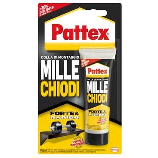 Pattex MilleChiodi Strong & Rapid - Colla - 100 g (pacchetto di 12)