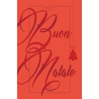 Biglietti augurali natalizi 9x14 cm - Biembi conf. da 12 rosso B2D502C61-RED