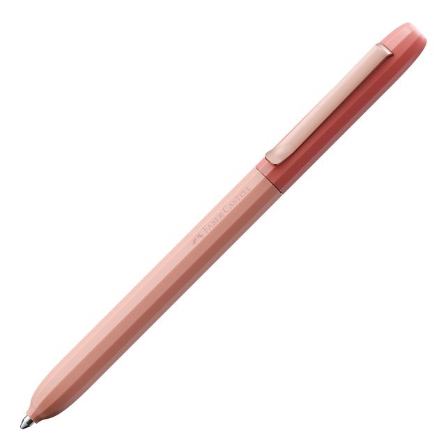 Penna a sfera Avori - punta M - fusto rosso papavero - Faber-Castell