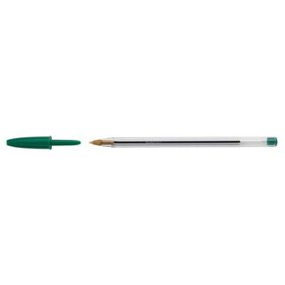 Penna a sfera Cristal - punta media 1,0mm - verde - Bic - conf. 50 pezzi