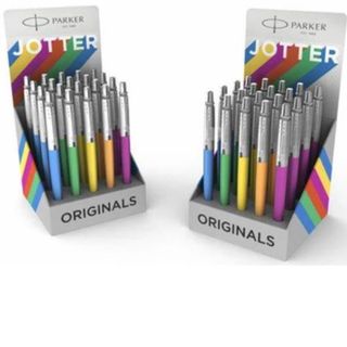 Penna a sfera Jotter Original Plastic - colori assortiti - Parker - expo 20 pez…