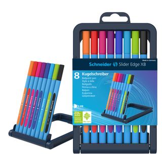 Penna a sfera Slider Edge - tratto XB - colori assortiti - Schneider - astuccio…