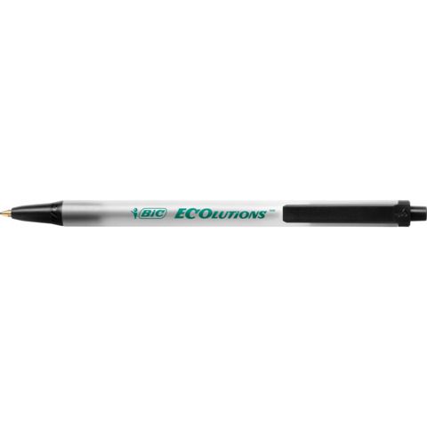 Penna a sfera a scatto ECOlutions - punta 1,0mm - nero - punta 1,0mm - Bic - co…