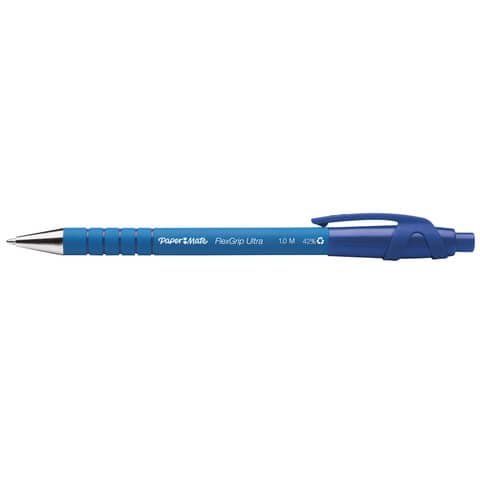 Penna a sfera a scatto Flexgrip Ultra - punta 1,0mm - blu - Papermate