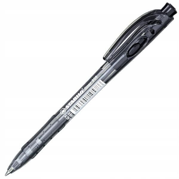 Penna a sfera a scatto Stabilo Liner 308, punta 0,7 mm, inchiostro nero