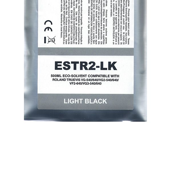 Black Light Pigment Eco-Solvent Ink Bag Roland TrueVIS SG2,VG2,VF2,SG3,VG3#500ML
