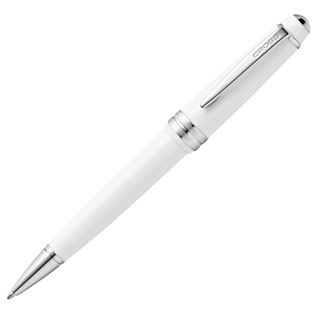 Penna sfera Bailey Light - punta F - fusto bianco/cromo - Cross