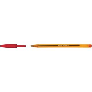 Penna sfera Cristal - punta fine 0,8 mm - rosso - Bic - conf. 50 pezzi