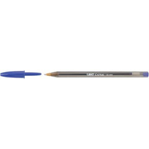 Penna sfera Cristal Large - punta 1,6 mm - blu - Bic - conf. 50 pezzi