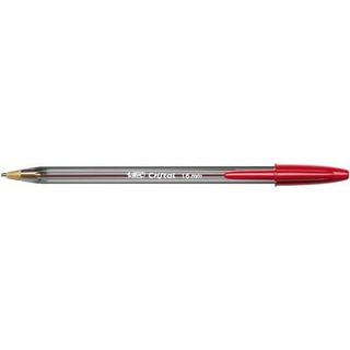 Penna sfera Cristal Large - punta 1,6 mm - rosso - Bic - conf. 50 pezzi