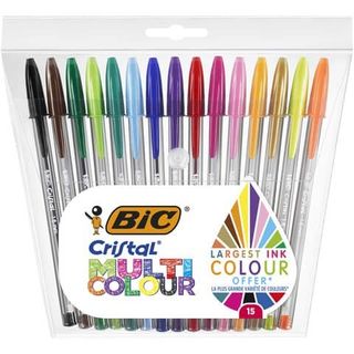Penna sfera Cristal multicolor - punta 1,6 mm - colori assortiti - Bic - conf. …