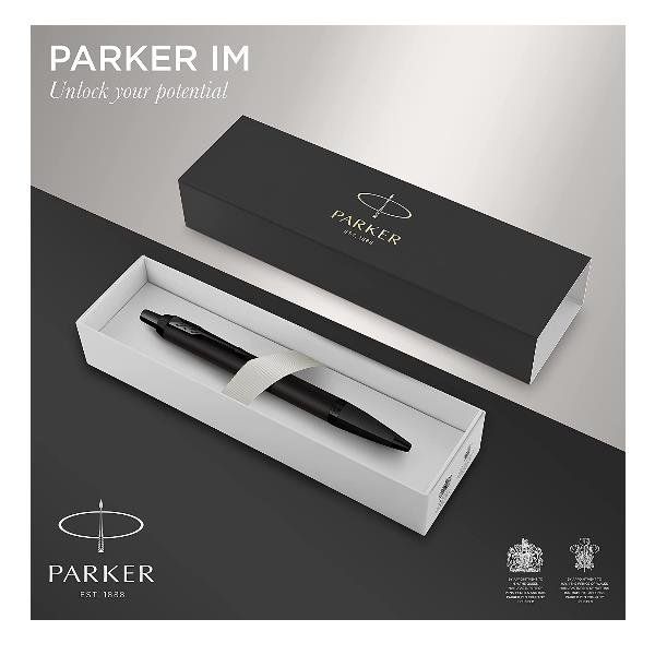 Penna sfera IM Archromatic Black - punta M - Parker