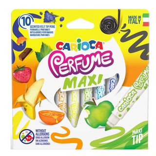 Pennarelli Perfume Maxi - punta 7,0mm - colori assortiti - Carioca - astuccio 1…