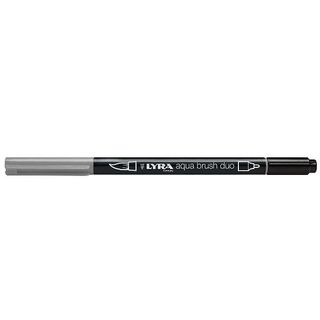 Pennarello Aqua Brush Duo - punte 2/4 mm - grigio chiaro freddo - Lyra
