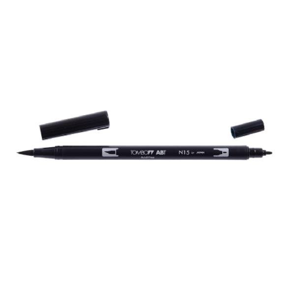 Pennarello Dual Brush N15 - nero - Tombow