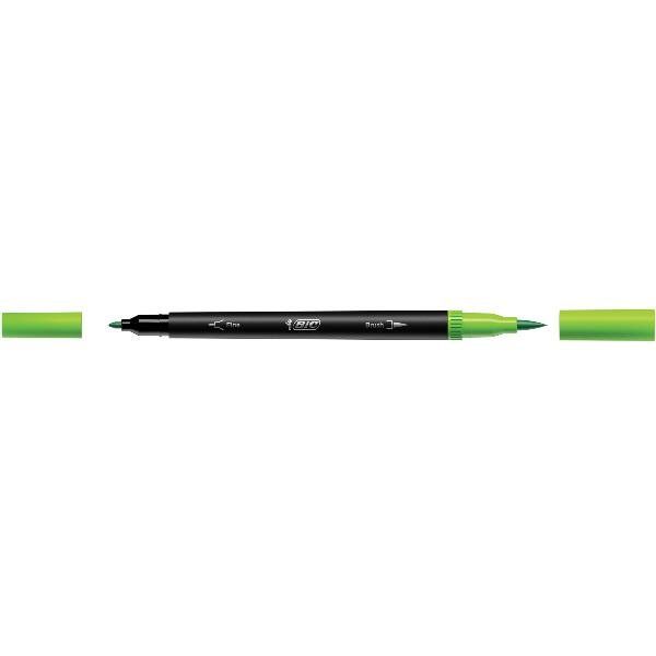Pennarello Intensity Intense - dual tip brush - colori assortiti - Bic - conf. …