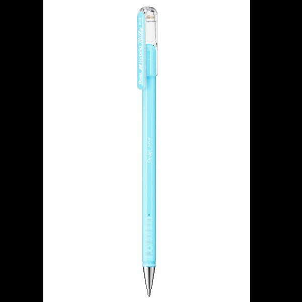 Pentel Hybrid Milky - Penna a sfera - blu pastello - inchiostro gel - 0.8 mm