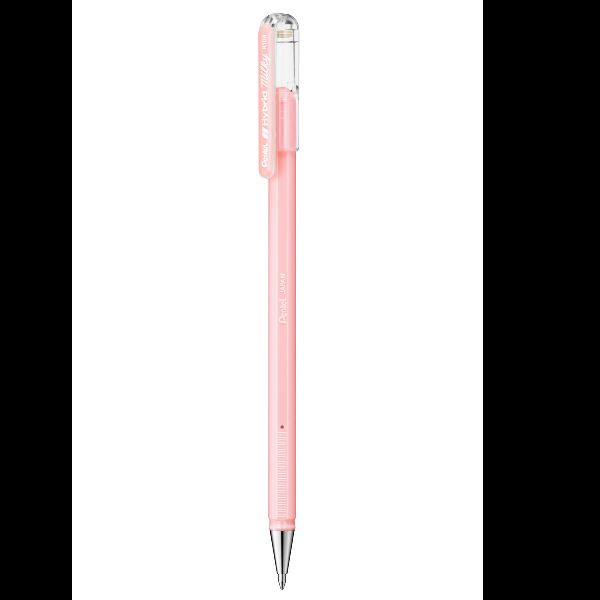 Pentel Hybrid Milky - Penna a sfera - rosa pastello - inchiostro gel - 0.8 mm