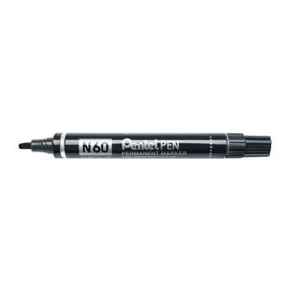 Pentel PEN - Marcatore - permanente - nero - inchiostro a base olio - 3.9-5.7 mm