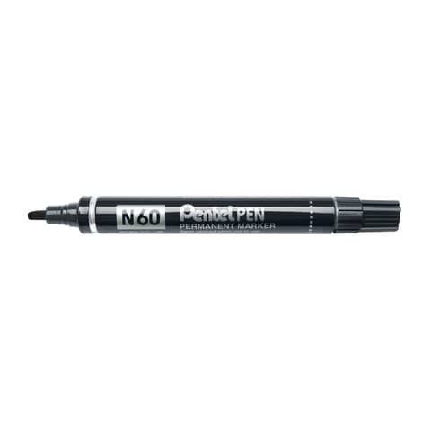 Pentel PEN - Marcatore - permanente - nero - inchiostro a base olio - 3.9-5.7 mm