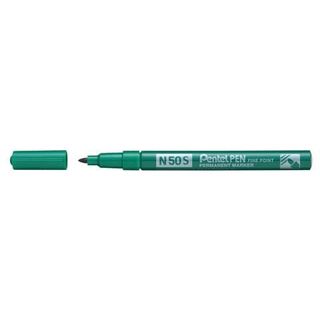 Pentel PEN N50 S - Marcatore - permanente - verde - 1 mm - fine