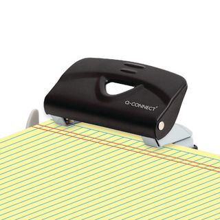 Perforatore a due fori Q-Connect 10 fogli nero KF14214