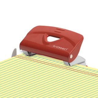 Perforatore a due fori Q-Connect 10 fogli rosso KF14216