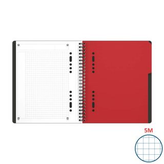 Blocchi spiralati OXFORD International Activebook A5+ grigio/arancio quadretti …
