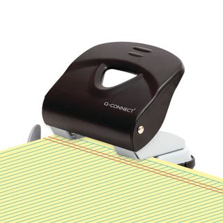 Perforatore a due fori Q-Connect 30 fogli nero KF14220