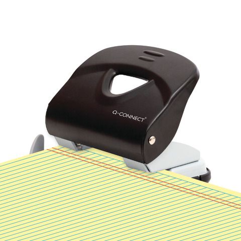 Perforatore a due fori Q-Connect 30 fogli nero KF14220